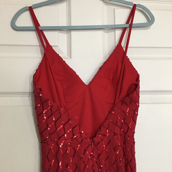 ✨SALE ✨ May Queen Couture Sequin Pattern Dress - Picture 10 of 15